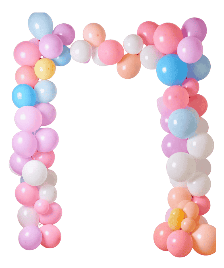 Entrance Balloon Arch- Christmas Party Planner